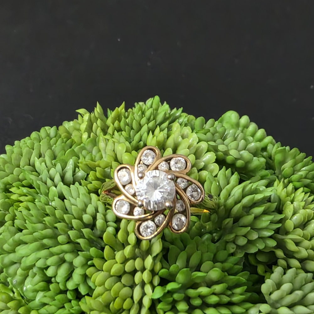 Sterling Silver 925 Flower Ring.